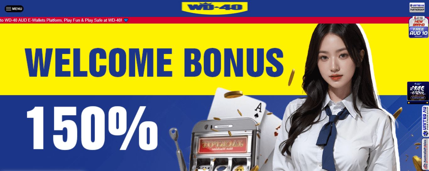 Claim generous 150 percent welcome bonus for new players